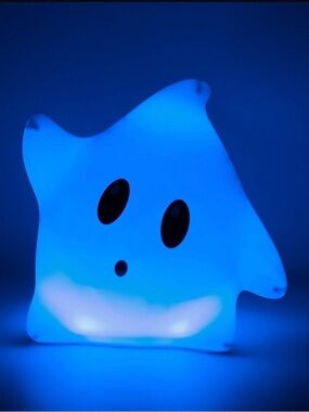 New (Sealed Bag) - The Super Mario Galaxy Movie Luma LED Popcorn Bucket (Blue)